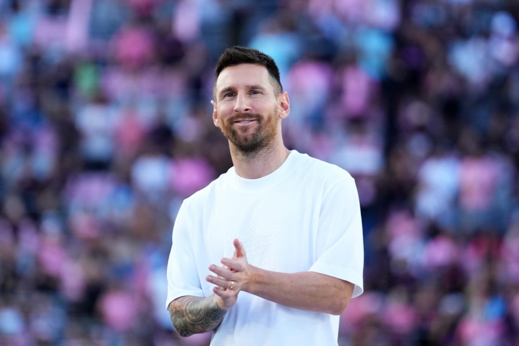 Lionel Messi, Pictured Here, Has Not Been Talking to Al-Ahli, Assures Journalist