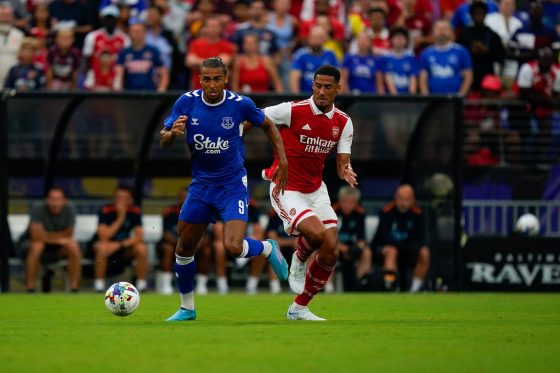 Dominic Calvert-Lewin Dribbling With the Ball