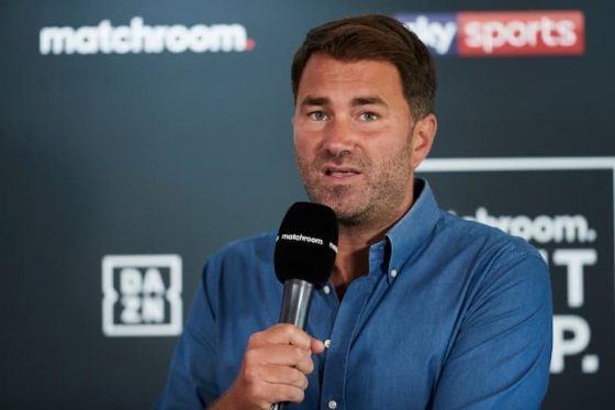Eddie Hearn Anthony Joshua deontay wilder