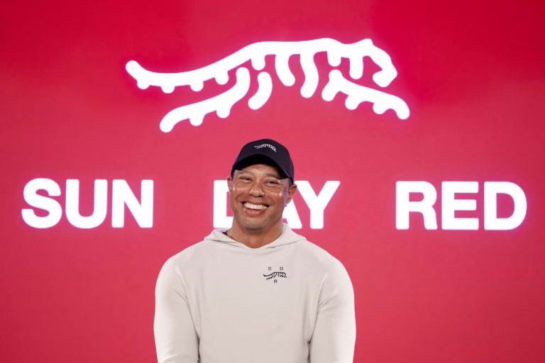 Tiger Woods Faces Legal Battle Over Sun Day Red Logo