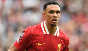 Trent Alexander-Arnold, Who's Closing in on Real Madrid Transfer, Looks On