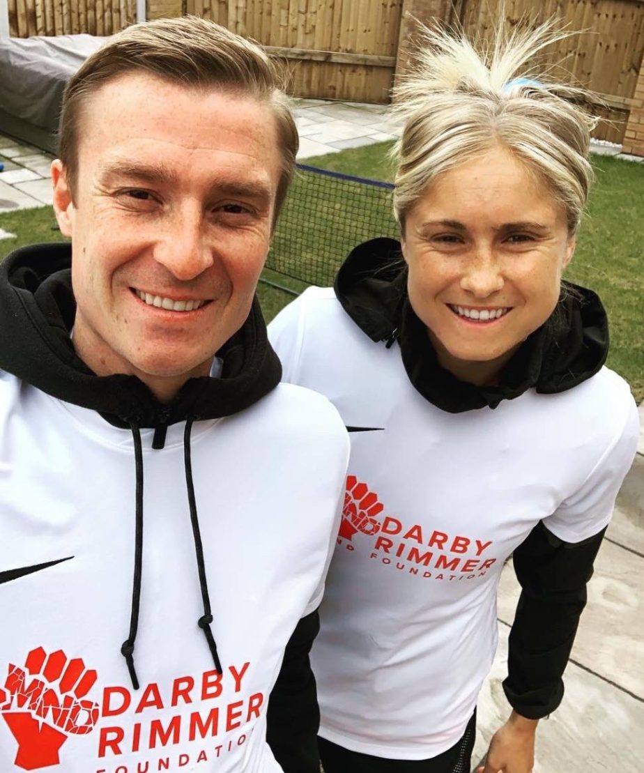 Steph Houghton and husband Stephen Darby