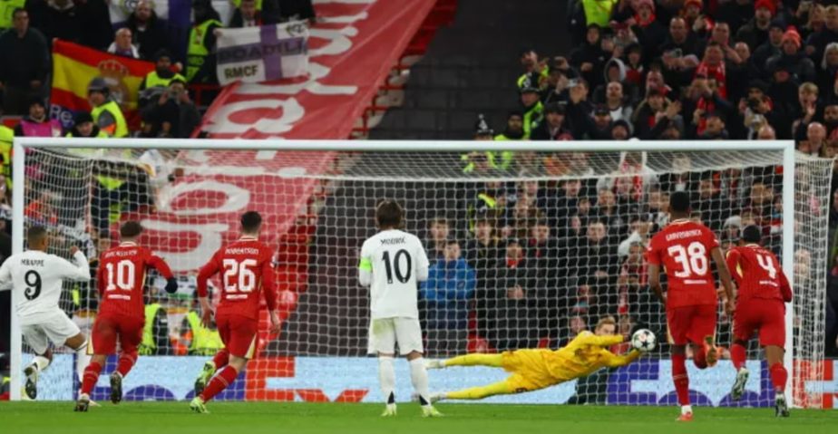 Kylian Mbappe Misses Pivotal Penalty as Liverpool Brush Past Real Madrid in the Champions League