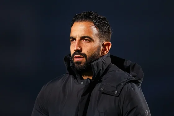 Manchester United Manager Ruben Amorim Newcastle