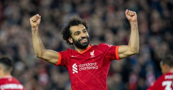 Mohamed Salah, Pictured Here Celebrating His Goal, Could Top the Charts in 2025/26 FPL Season