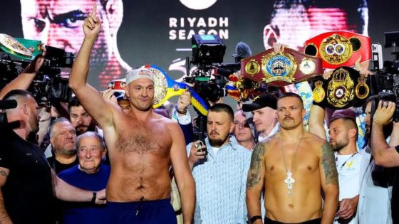 Oleksandr Usyk vs Tyson Fury Weigh-Ins - Boxing