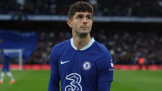 Christian Pulisic Looking on During a Chelsea Game