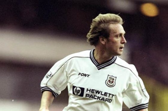 John Scales in Action for Tottenham Hotspur
