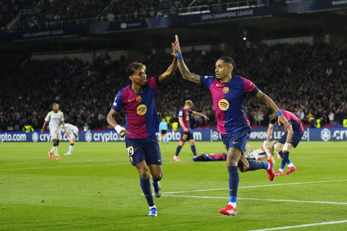 Barcelona Player Ratings vs Benfica (3-1): Raphinha & Yamal Seal UCL Win