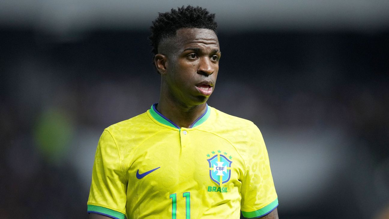 Brazil Star Vinicius Junior Reacts to Argentina Thrashing