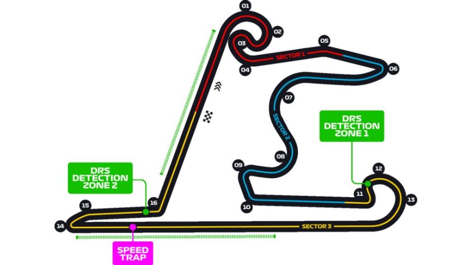 Chinese GP Circuit Layout