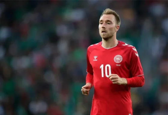 Christian Eriksen in Action for Denmark