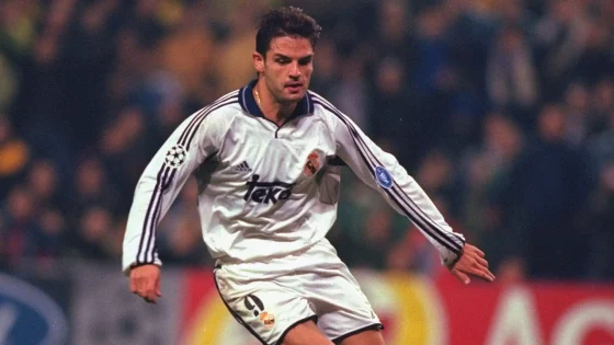 Fernando Morientes One of Real Madrid's Top Goalscorers in Champions League, Dribbling With the Ball