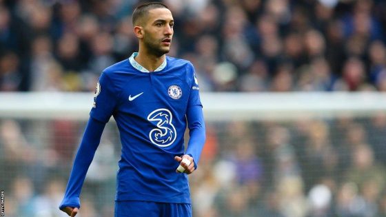 Hakim Ziyech Looks On
