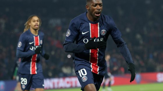 PSG Goalscorer Ousmane Dembele, Has Been Brilliant in Champions League