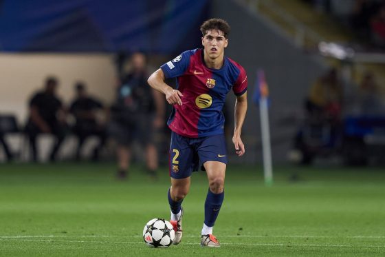 Pau Cubarsi Dribbles the Ball