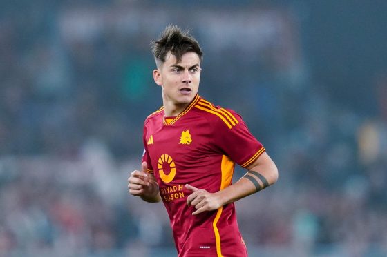 Paulo Dybala, Who is AS Roma's Go-to Penalty Taker, Running During a Game