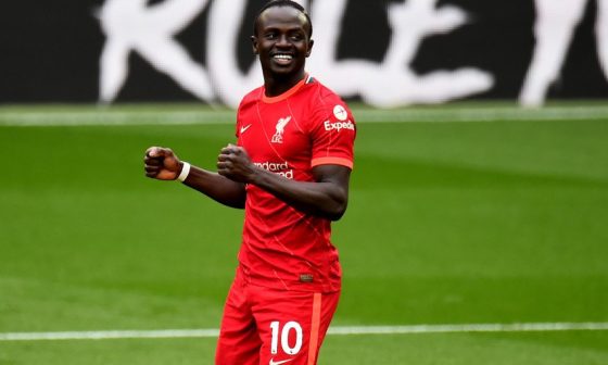 Sadio Mane in Action for Liverpool