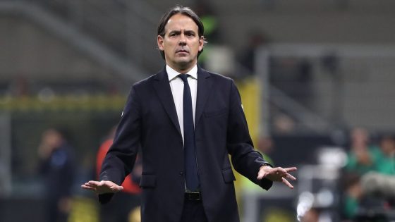 Simone Inzaghi, Who Is Seen Gesturing in This Picture, Is One of the Potential Replacements for Mikel Arteta at Arsenal