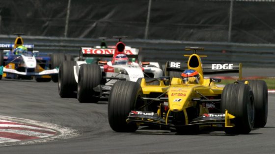 Timo Glock Racing in Yellow Jordan