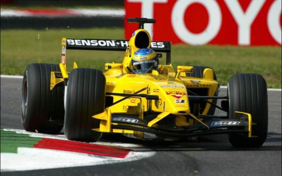 Zsolt Baumgartner Racing in a Jordan