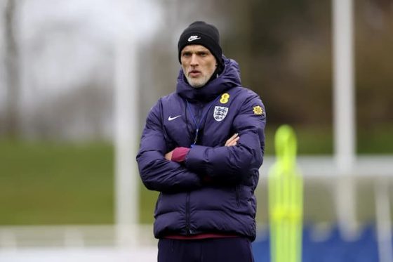 Thomas Tuchel England Coach Looks On