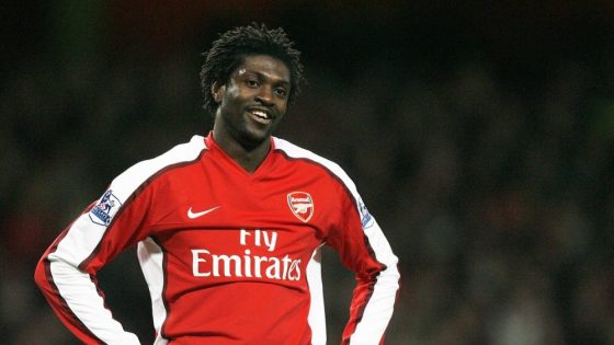 Emmanuel Adebayor Played for Arsenal and Real Madrid