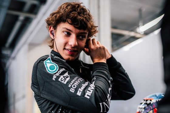 Kimi Antonelli, Seen Putting on His Headphone