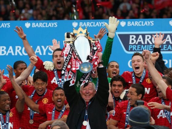 Manchester United Lifting Premier League