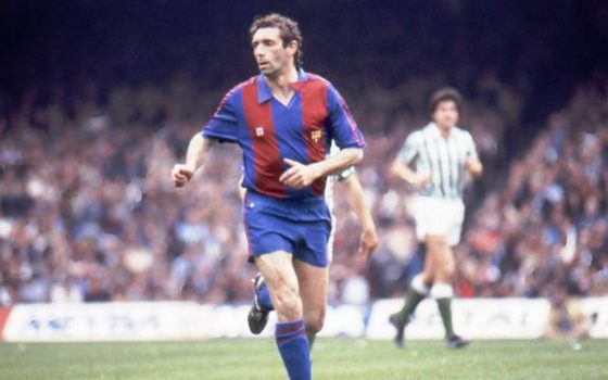 Quini, Pictured Here, Won 5 LaLiga Titles With Barcelona