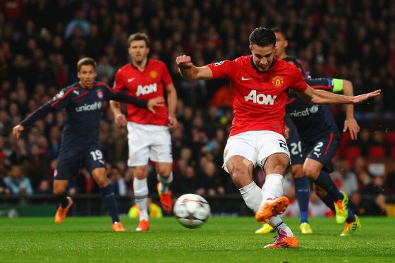 Robin Van Persie Scoring Against Olympiacos As Manchester United Mount One of the Greatest UCL Comebacks