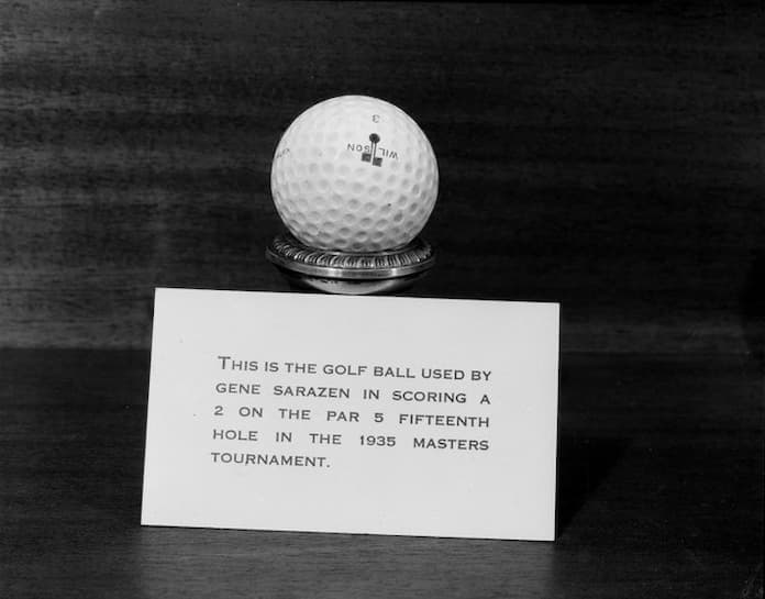 Gene Sarazen Albatross Masters Ball - Winning Him A Golf Career Grand Slam