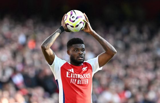 Thomas Partey, Pictured Throwing the Ball, Is One of the Premier League Players Out of Contract This Summer