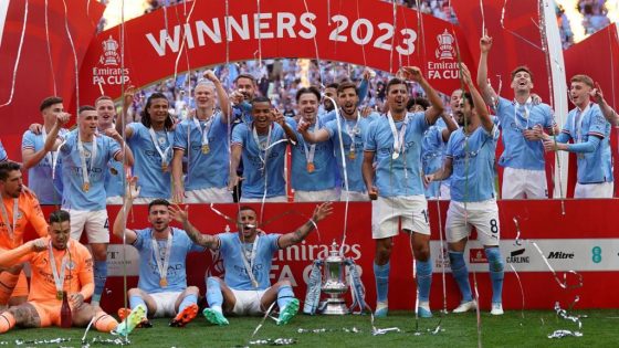 Manchester City FA Cup Title Win 2023