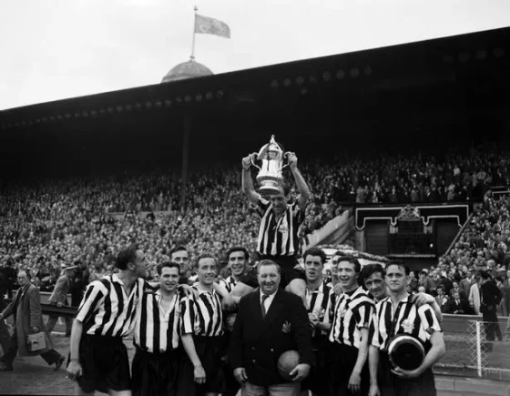 Newcastle United Won the FA Cup in 1955