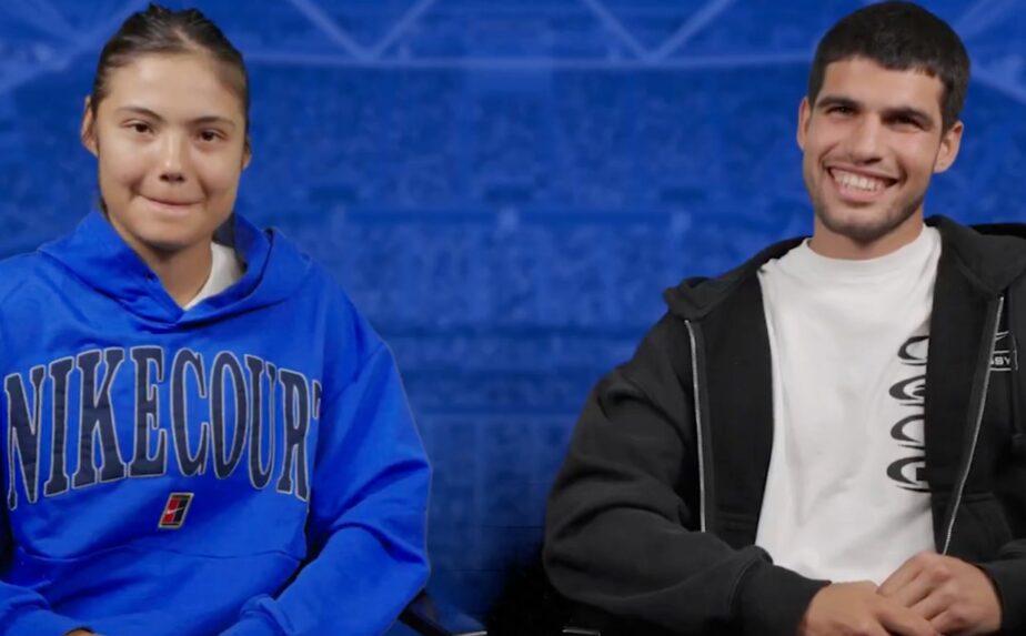 Emma Raducanu and Carlos Alcaraz