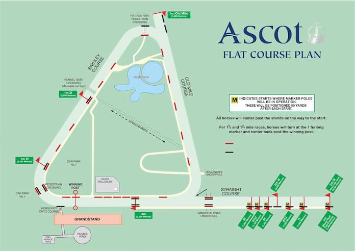 Ascot Course Map