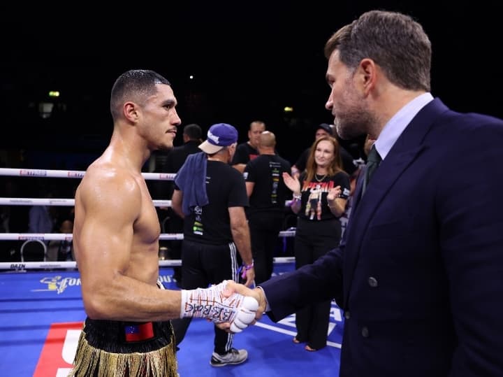 Eddie Hearn Jai Opetaia - Boxing