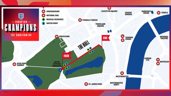 Euro Victory Parade Map