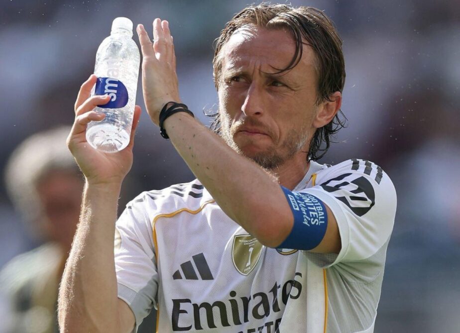 Luka Modric in His Last Real Madrid Match