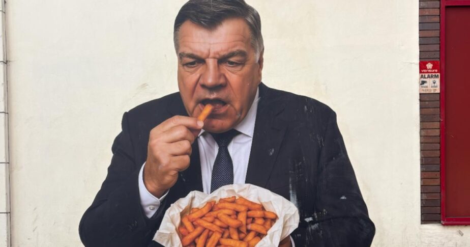 sam allardyce mural