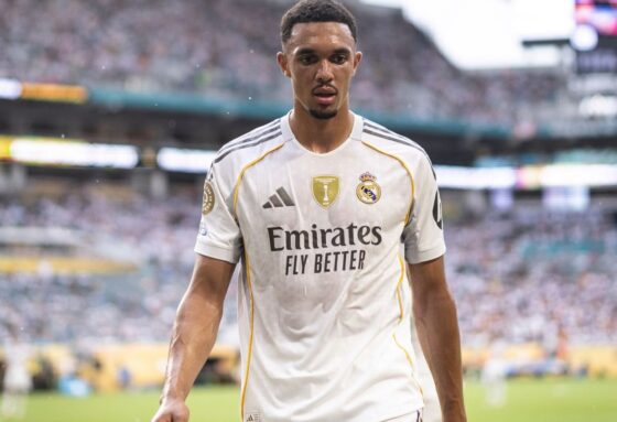 Trent Alexander-Arnold in Action for Real Madrid