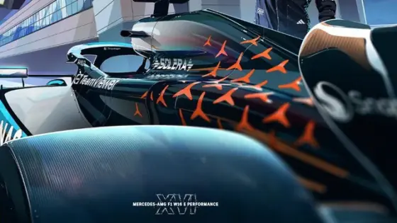 Mercedes Silverstone livery