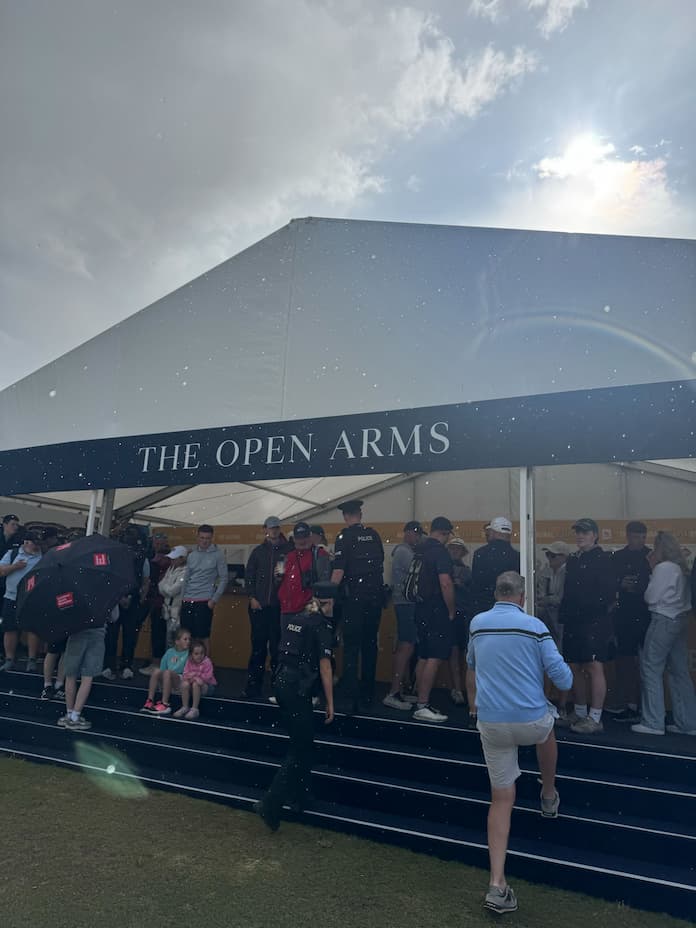 The Pop-Up Bars At Portrush Called 'The Open Arms'