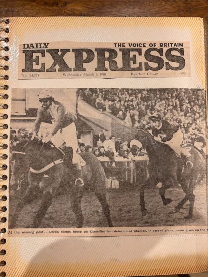 Derek Thompson Beating King Charles III At Plumpton