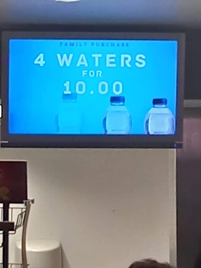 Get 4 Waters for £10 At Wembley Stadium