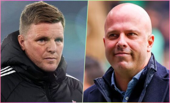 Eddie Howe Arne Slot Newcastle Liverpool Transfer Marc Guehi