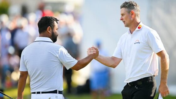 JJ Spaun Justin Rose - Golf