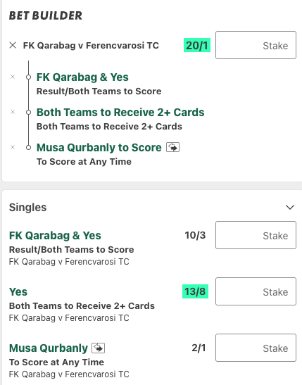 Qarabag vs Ferencvaros betting tips