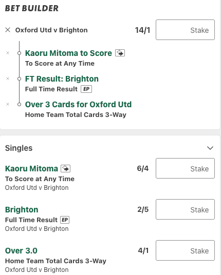 Oxford United Vs Brighton betting tips